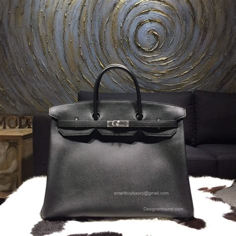 hermes birkin black epsom|hermes epsom skin.